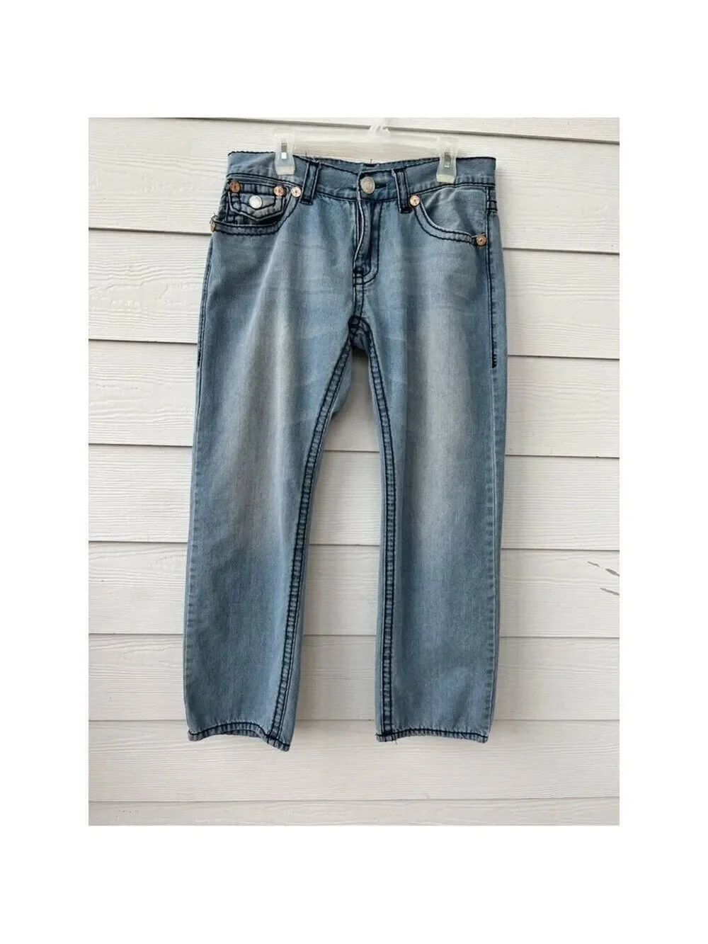 TRUE RELIGION BILLY SUPERT ROW 36 SEAT 33  VINTAGE Made in USA